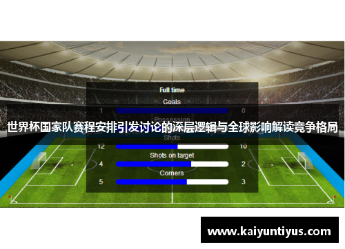 世界杯国家队赛程安排引发讨论的深层逻辑与全球影响解读竞争格局